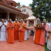 Bhaagavata Grantha procession begins at Narayanashrama Tapovanam